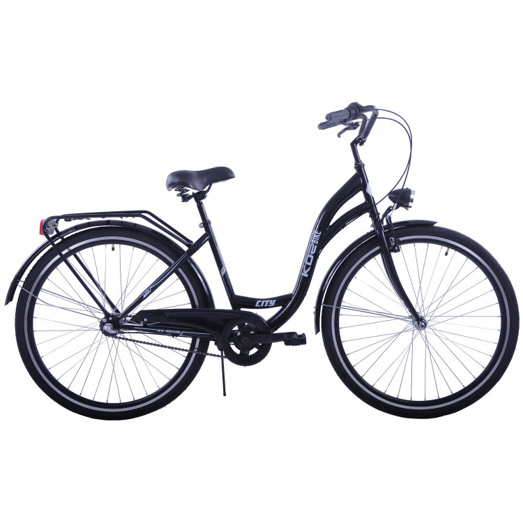 Mestský bicykel 28" Kozbike K14 3 prevodový Čierny Mestský bicykel 28" Kozbike K14 3 prevodový Čierny